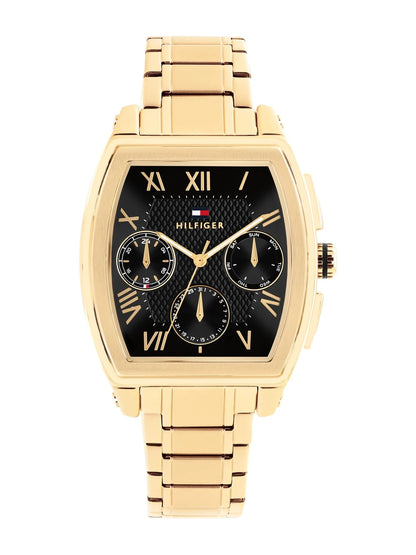 Tommy Hilfiger Rectangle Black Dial Analog Watch - TH1710764