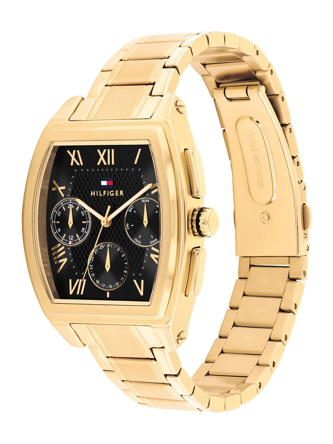 Tommy Hilfiger Rectangle Black Dial Analog Watch - TH1710764