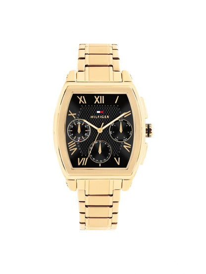 Tommy Hilfiger Rectangle Black Dial Analog Watch - TH1710764