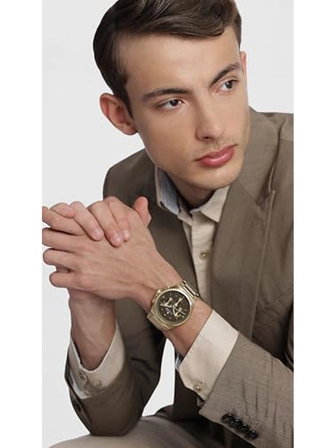 Tommy Hilfiger  Round Brown Dial Analog Watch - TH1792090