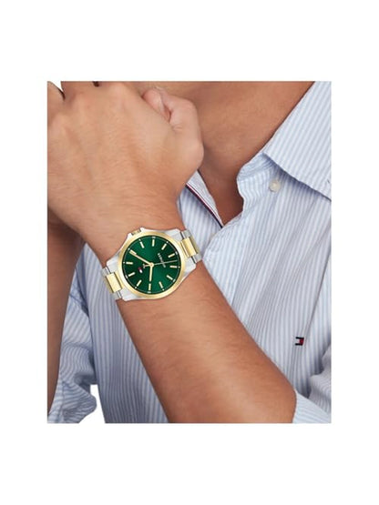 Tommy Hilfiger  Round Green Dial Analog Watch - TH1792192