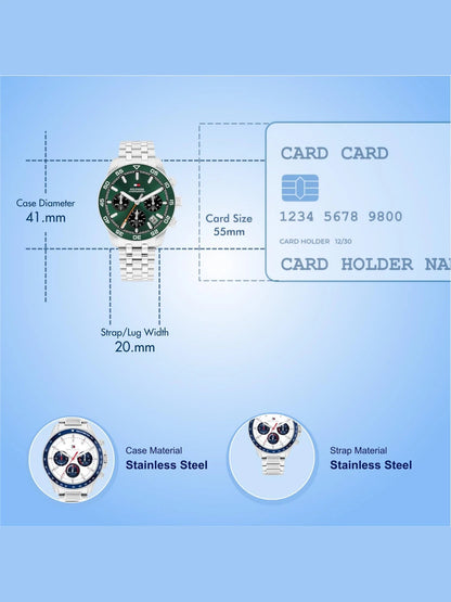 Tommy Hilfiger  Round Green Dial Analog Watch - TH1792214