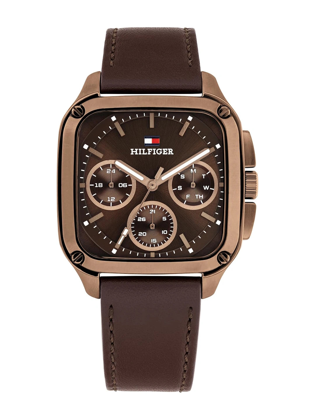 Tommy Hilfiger Square Brown Dial Analog Watch - TH1792221
