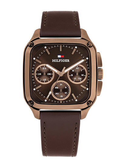 Tommy Hilfiger Square Brown Dial Analog Watch - TH1792221
