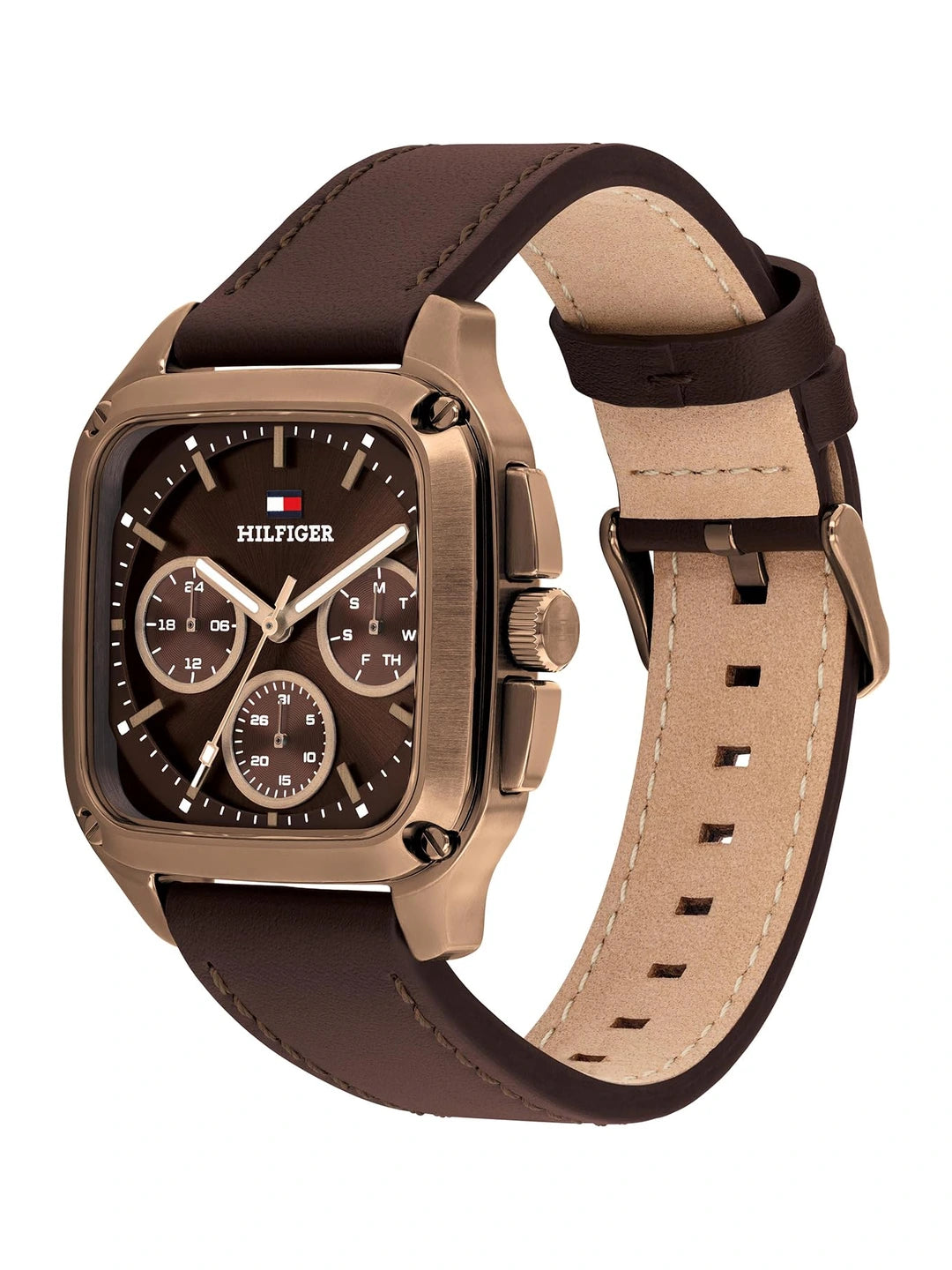 Tommy Hilfiger Square Brown Dial Analog Watch - TH1792221