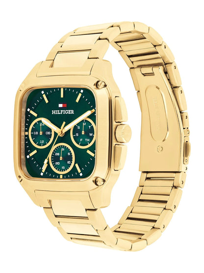 Tommy Hilfiger Square Green Dial Analog Watch - TH1792223
