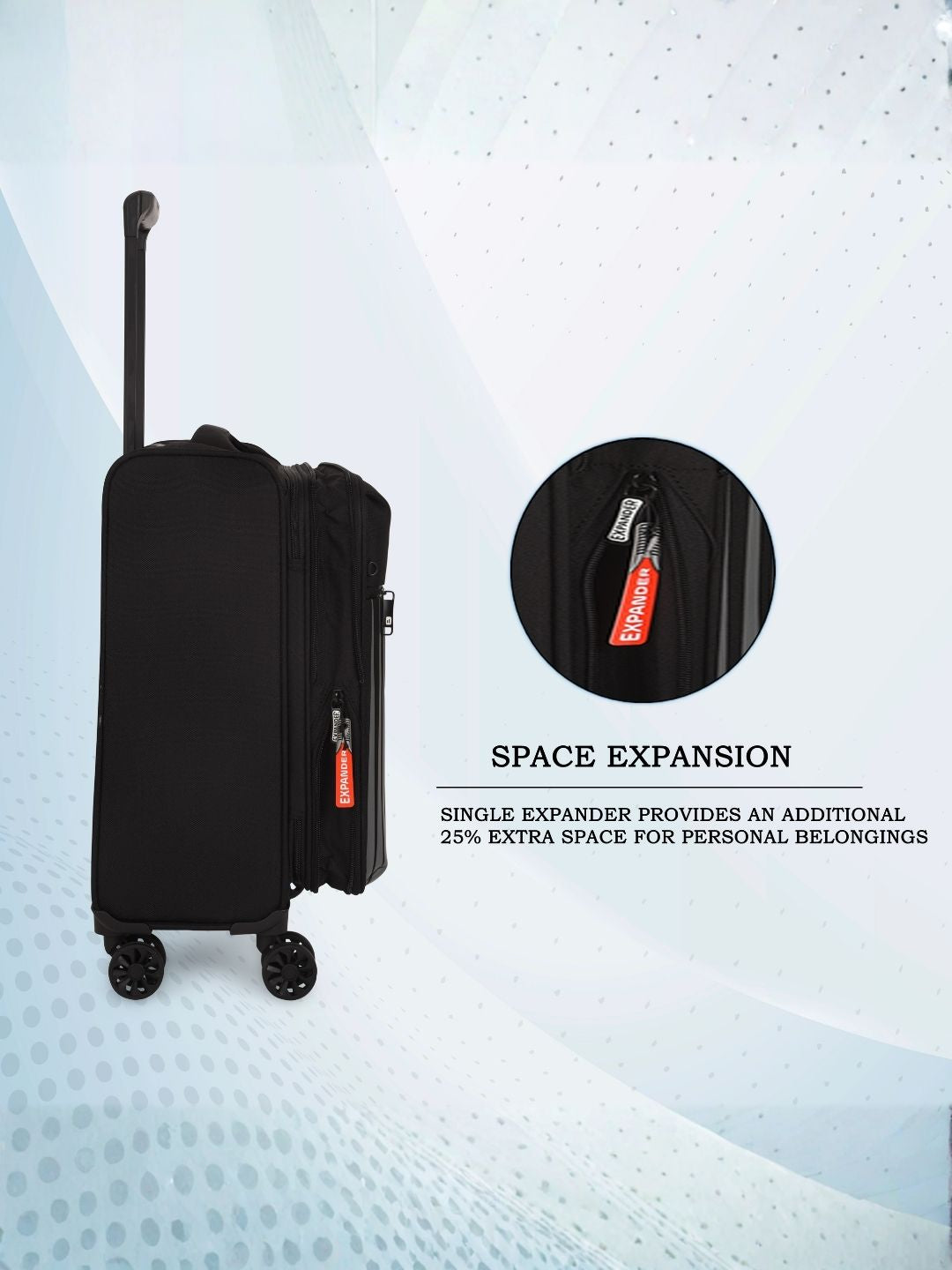 it luggage The Lite Black Cabin 20 Inches Trolley Bag