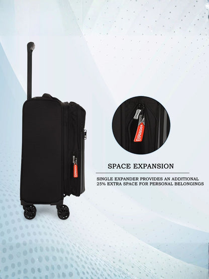 it luggage The Lite Black Cabin 20 Inches Trolley Bag