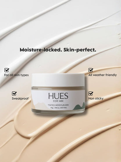 Test Hues For Him Menâs Color-Changing (Tint) Moisturizer (30g)
