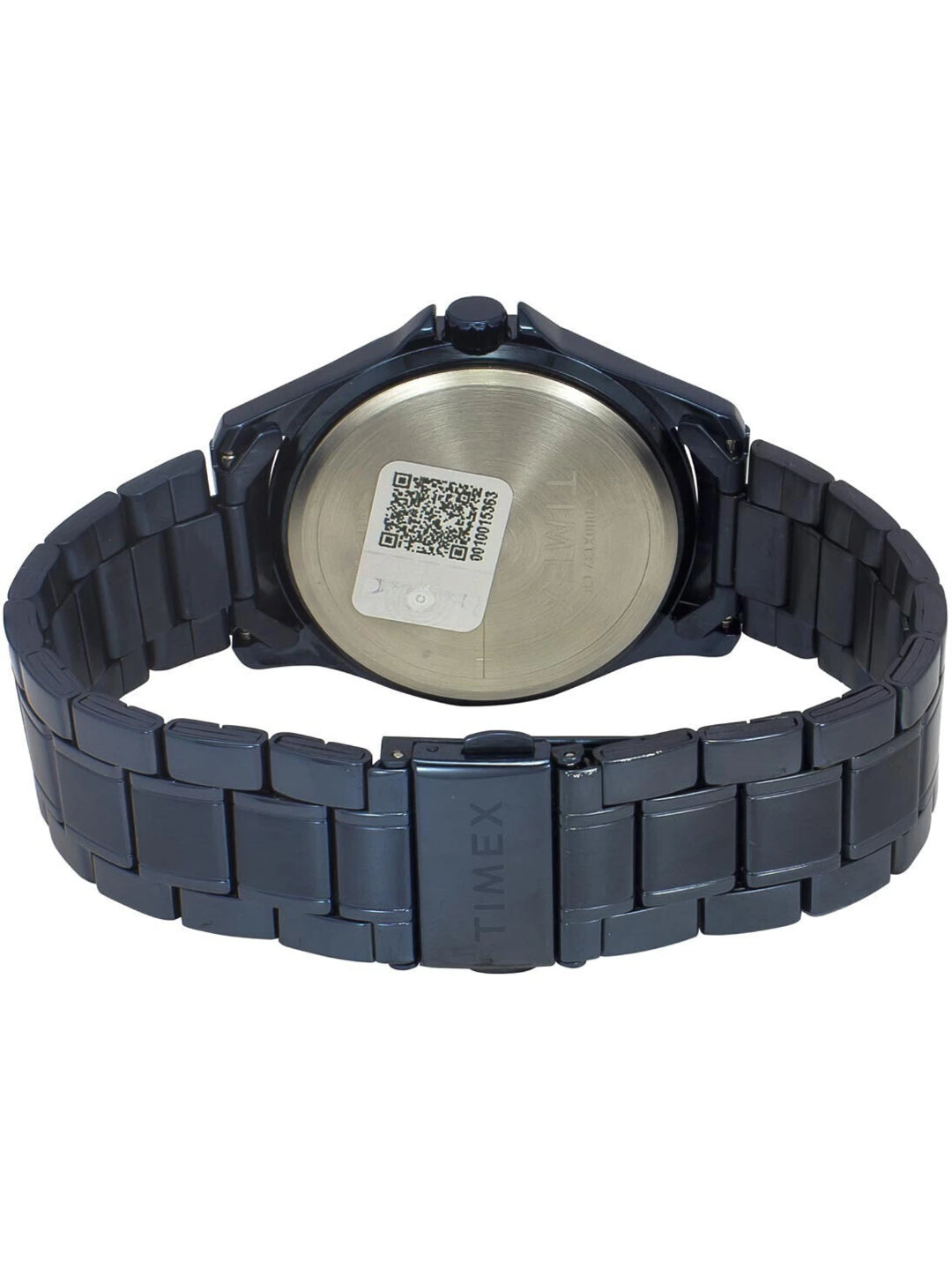 Timex Round Blue Dial Analog Watch With Blue Strap  - TW000X137
