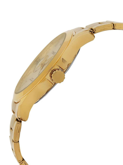 Timex Trendline Round 21mm Champagne Dial Analog Watch - TW000X143
