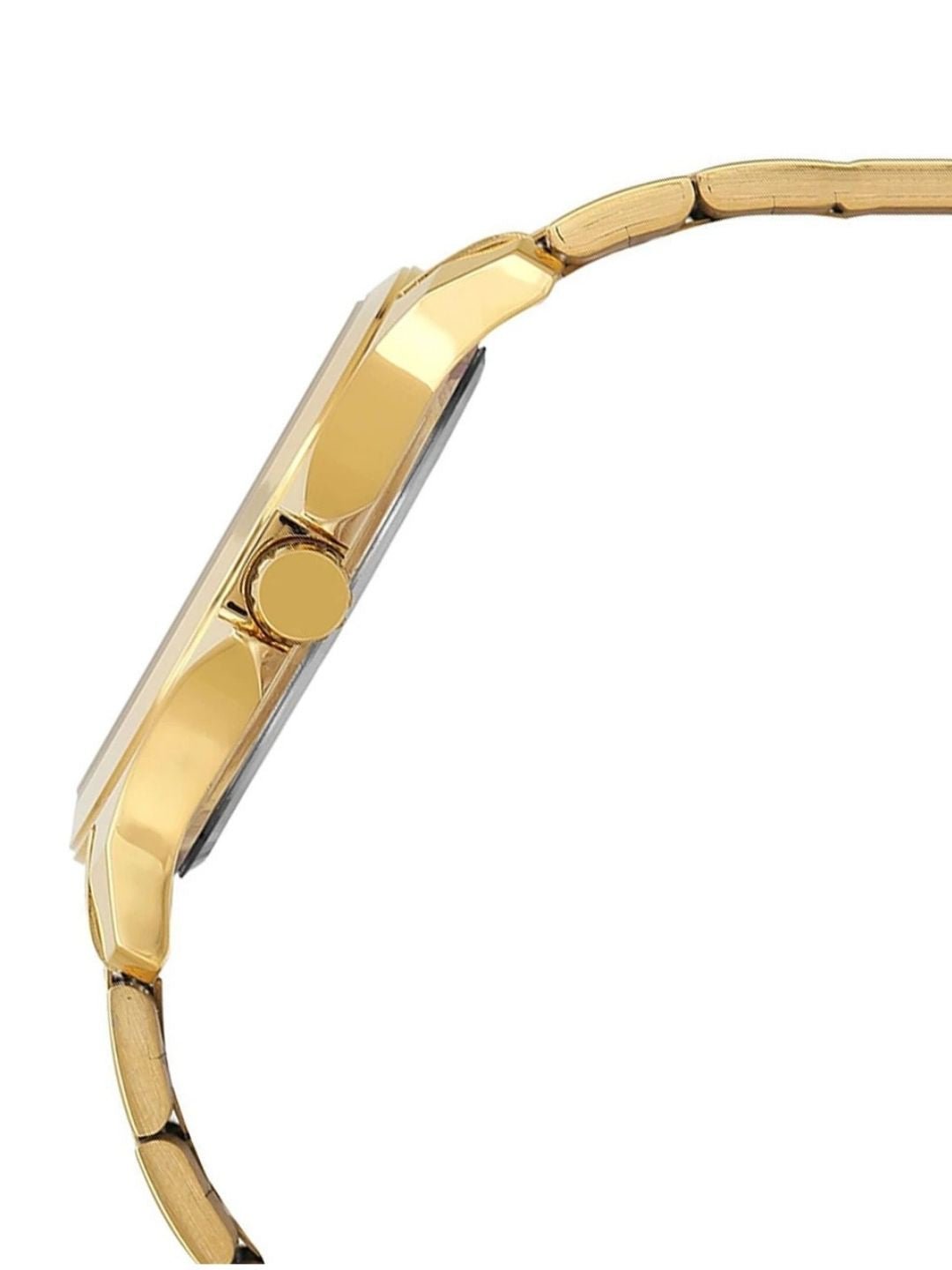 Timex Trendline Round 21mm Champagne Dial Analog Watch - TW000X143