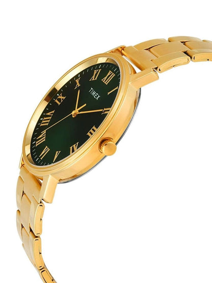 Timex Trendline Round 21mm Green Dial Analog Watch - TW0TG8024