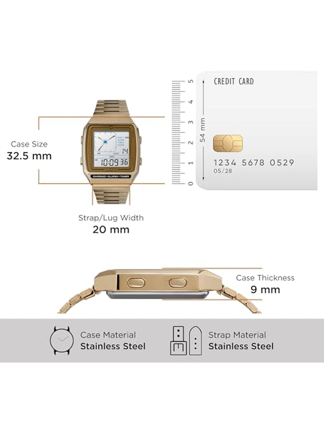 Timex Round Analog Watch - TW2U72500U9