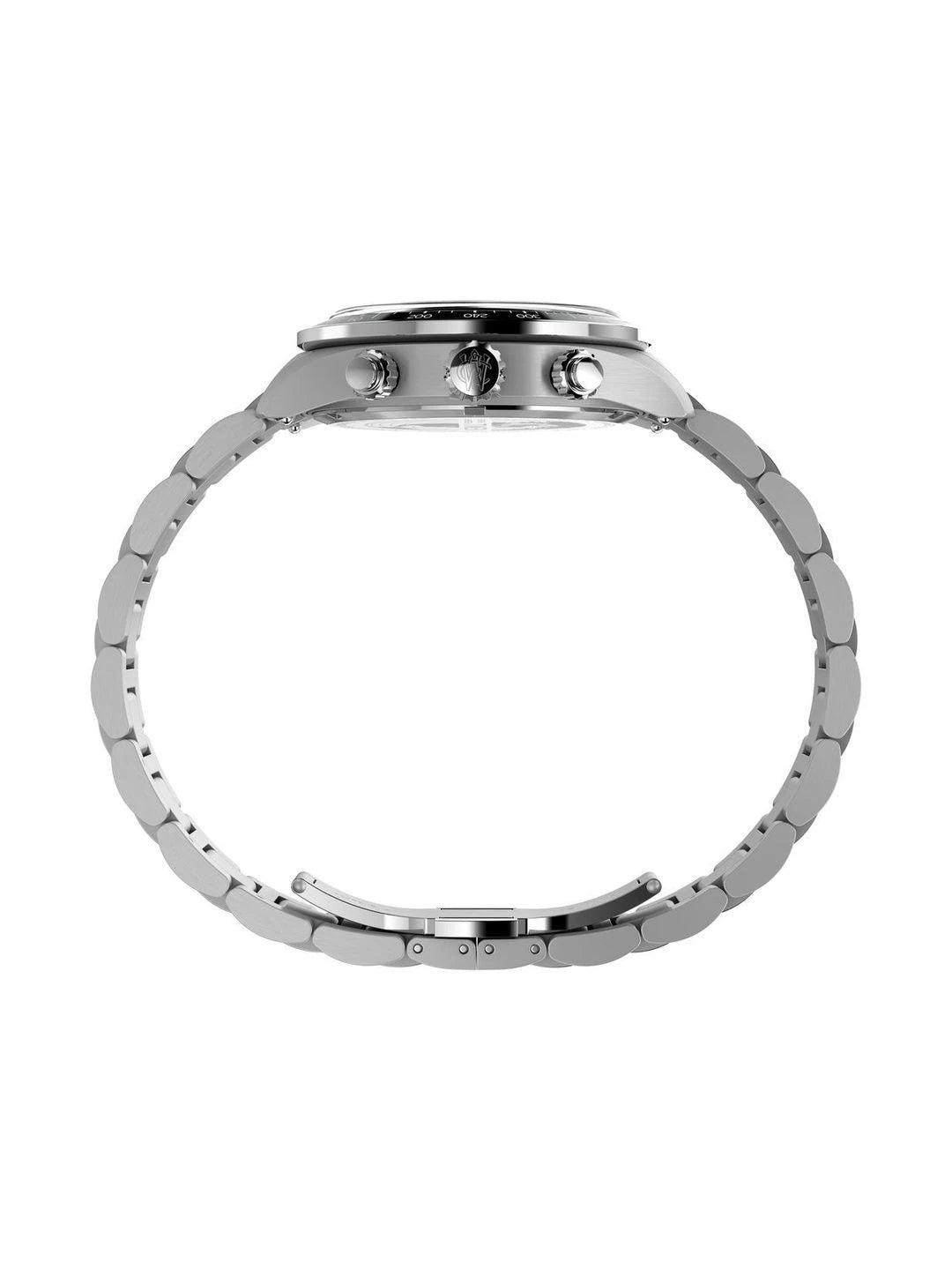 Timex Dial & Stainless Steel Bracelet Style Strap Analogue Chronograph Watch - TW2Y70500IK