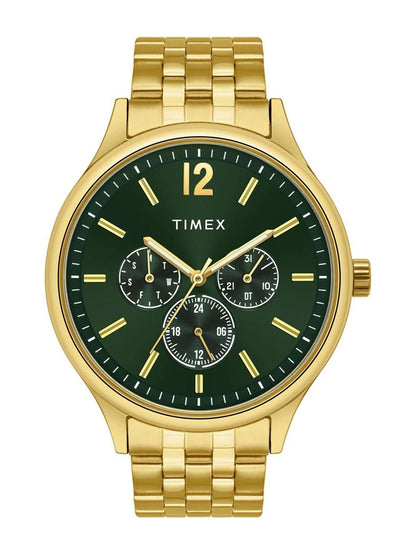 Timex Trendline Round 21mm Green Dial Analog Watch - TWEG18435