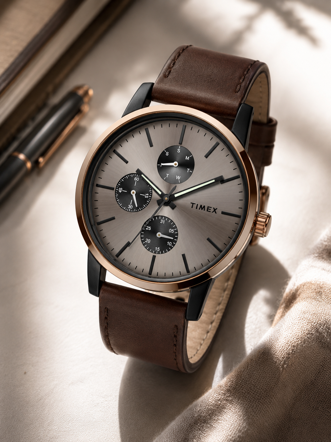 Timex Round Analog Watch - TWEG18903