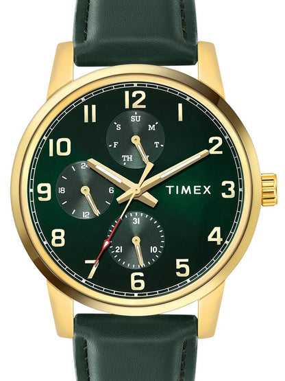 Timex Trendline Round 21mm Green Dial Analog Watch - TWEG18907