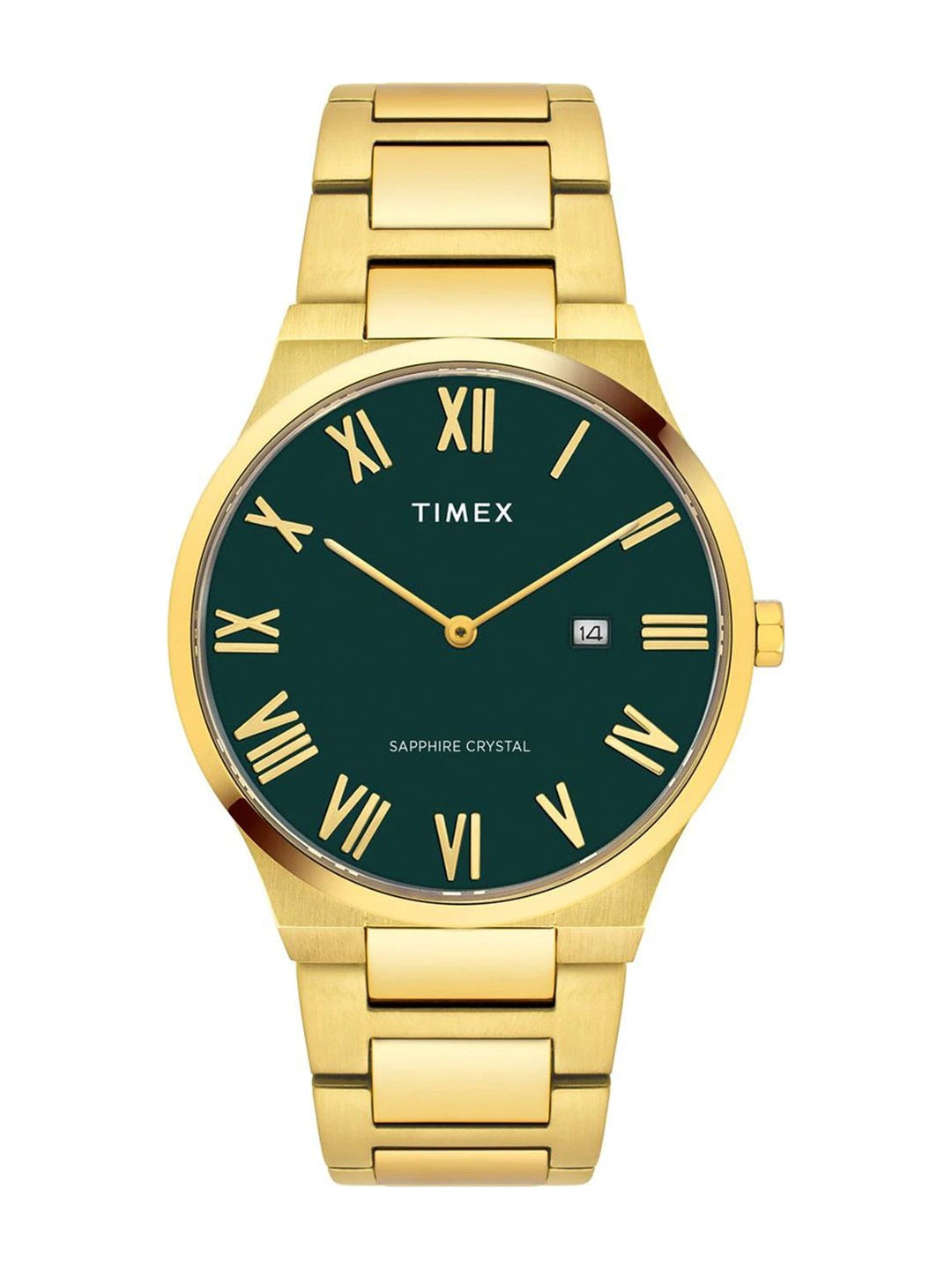 Timex Signio Round 41mm Green Dial Analog Watch - TWEG23608
