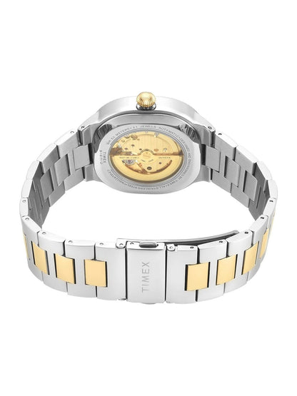 Timex Skeleton Dial & Bracelet Style Strap Analogue Automatic Motion Powered Watch - TWEG24700