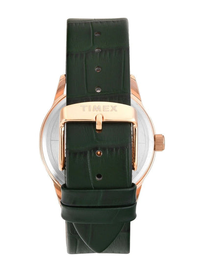Timex Trendline Round 21mm Green Dial Analog Watch - TWEG25509