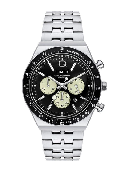 Timex Q Round 21mm Black Dial Analog Watch - TWEG26402