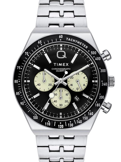 Timex Q Round 21mm Black Dial Analog Watch - TWEG26402