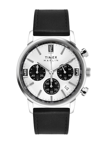 Timex Marlin Round 21mm Silver Dial Analog Watch - TWEG26703