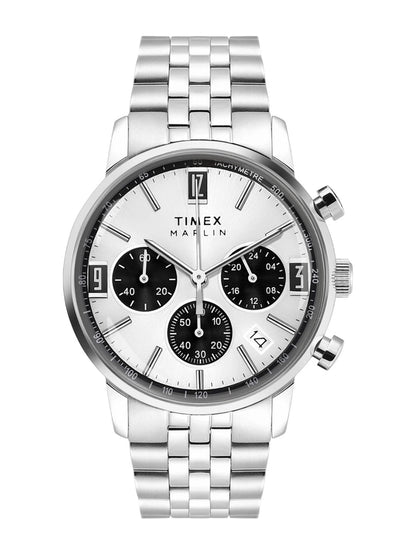 Timex Marlin Round 21mm Silver Dial Analog Watch - TWEG26704