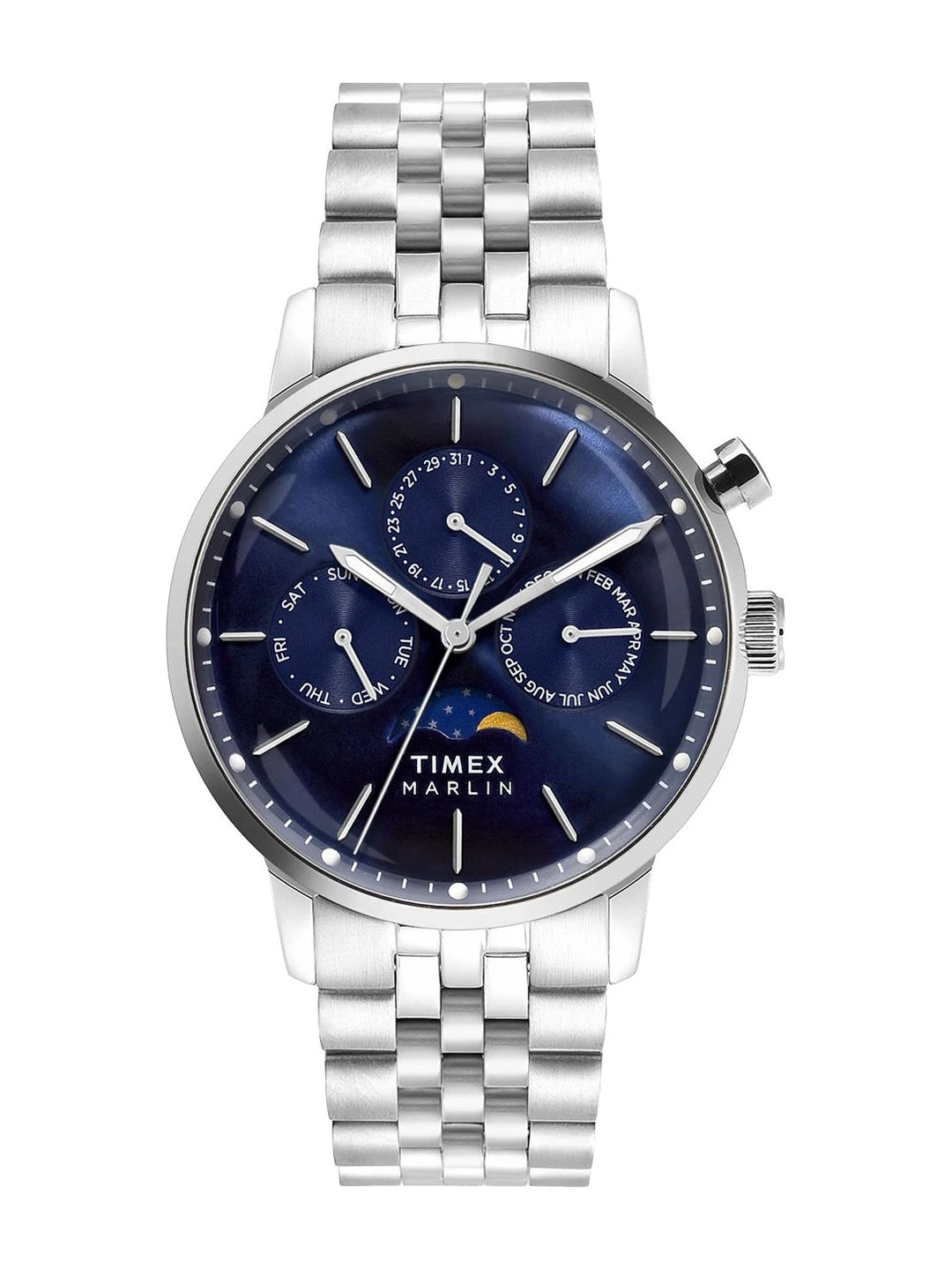 Timex Marlin Round 21mm Blue Dial Analog Watch - TWEG26802