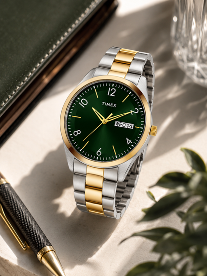 Timex Round Analog Watch - TWTG10404