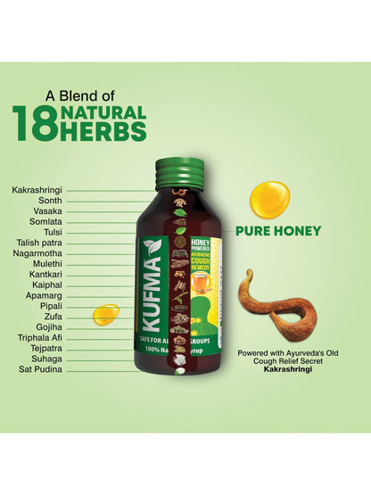 Wings Pharma Kufma Natural Ayurvedic Syrup 100ml