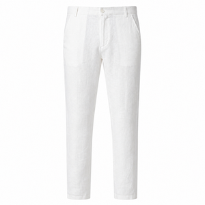 Mokajodi White Regular Fit Trousers