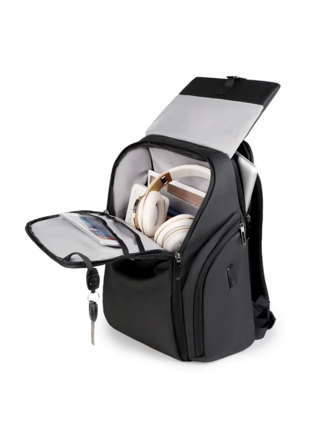 Zensu Airpack Black / Grey Padded Laptop Backpack