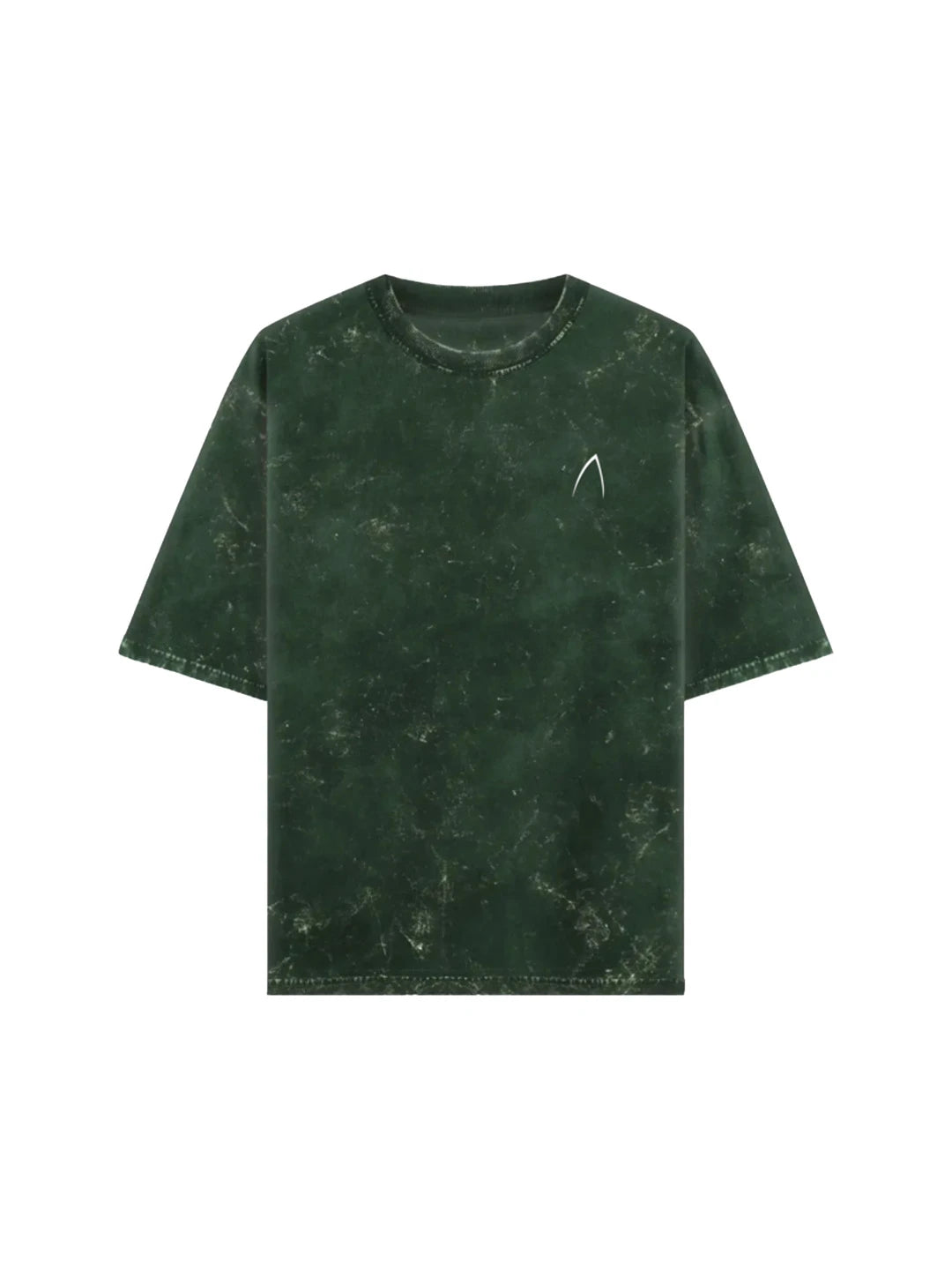 Arya Bottle Green Oversized Zodiac Aries Print Half Sleeve Cotton T-Shirt