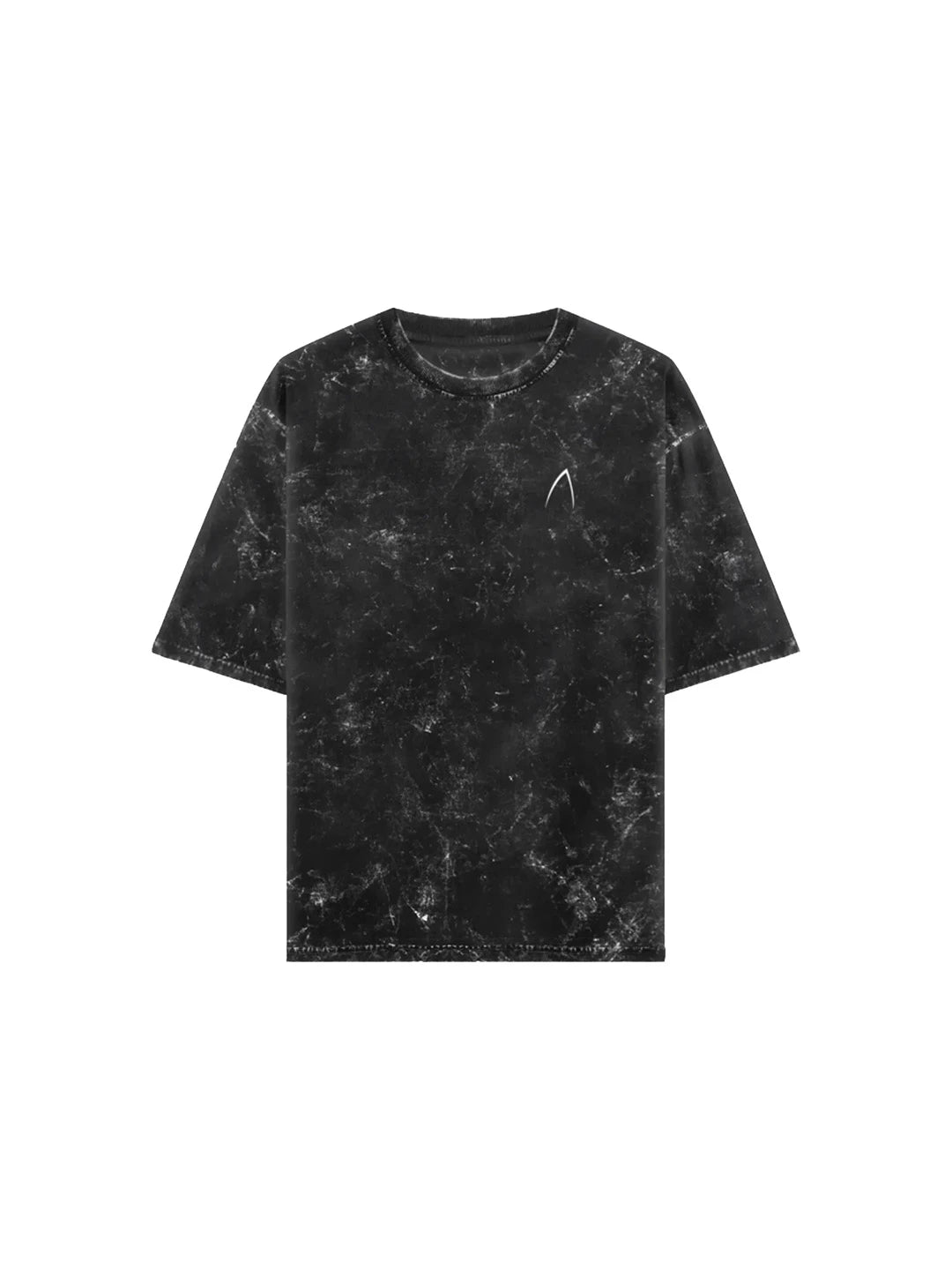 Arya Black Oversized Zodiac Cancer Print Half Sleeve Cotton T-Shirt