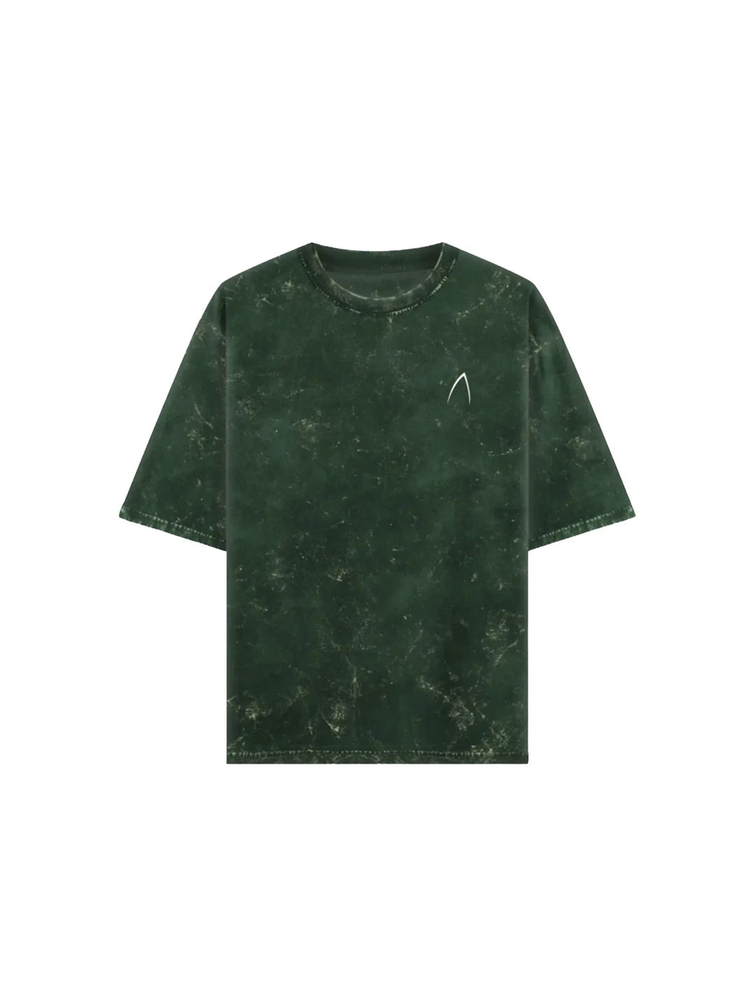 Arya Bottle Green Oversized Zodiac Cancer Print Half Sleeve Cotton T-Shirt
